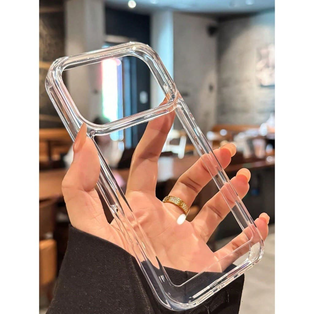 Capa Capinha Space Transparente Anti Impacto Para iPhones XR,XS,7/8Plus, IP11, IP12, IP 13, IP14 , IP15,IP16,IP17
