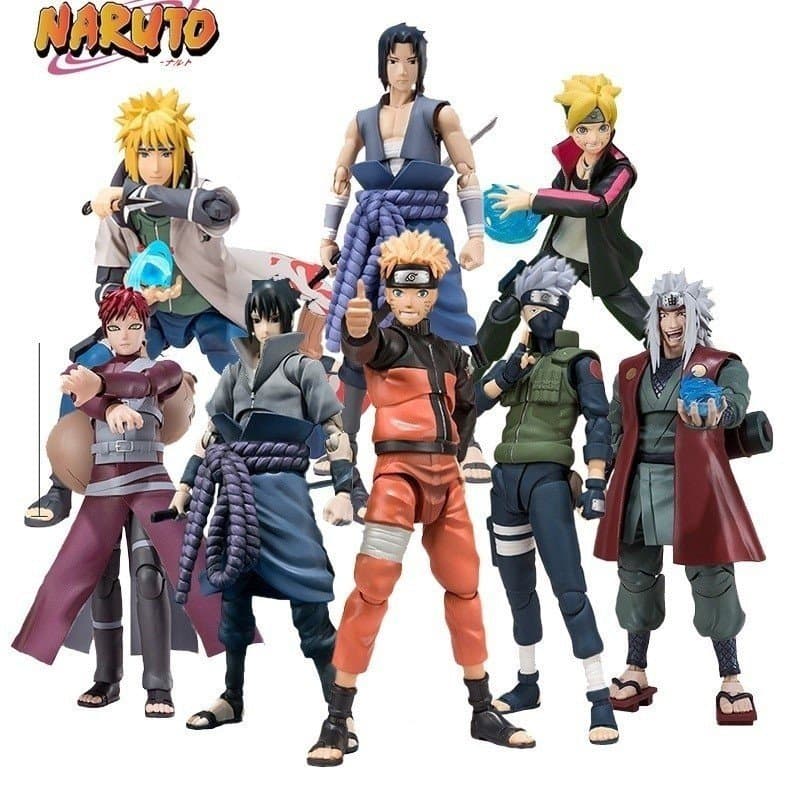SHF Naruto Kakashi Itachi Sasuke Uchiha Gaara Namikaze Minato Sh Figuarts Boneca Modelo De Figura De Açano 8CK1 TBPM