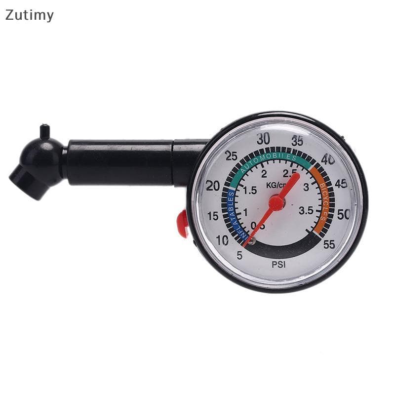 [Zutimy] Carro Motocicleta 0-50 psi Dial Roda Pneu Medidor Testador De Medida De Pressão COD