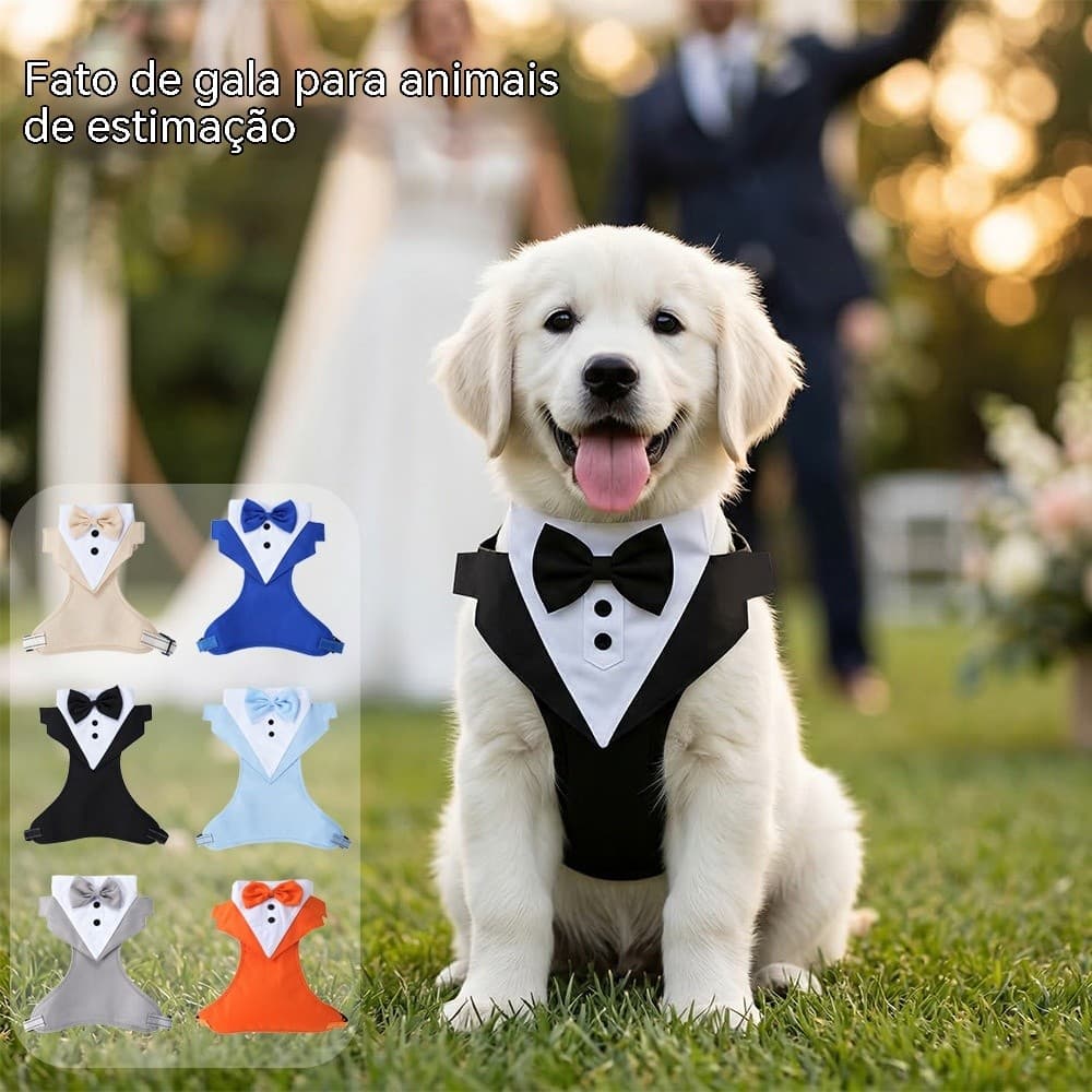 Novo Arnês E Trela Transfronteiriça Para Animais De Estimação , Roupas Estilo Colete Cães Pequenos , Médios Grandes , Te