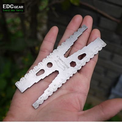 Criativo formiga Industrial de aço inoxidável Multi-função ferramenta EDC ao ar livre portátil Gadget régua ângulo inter