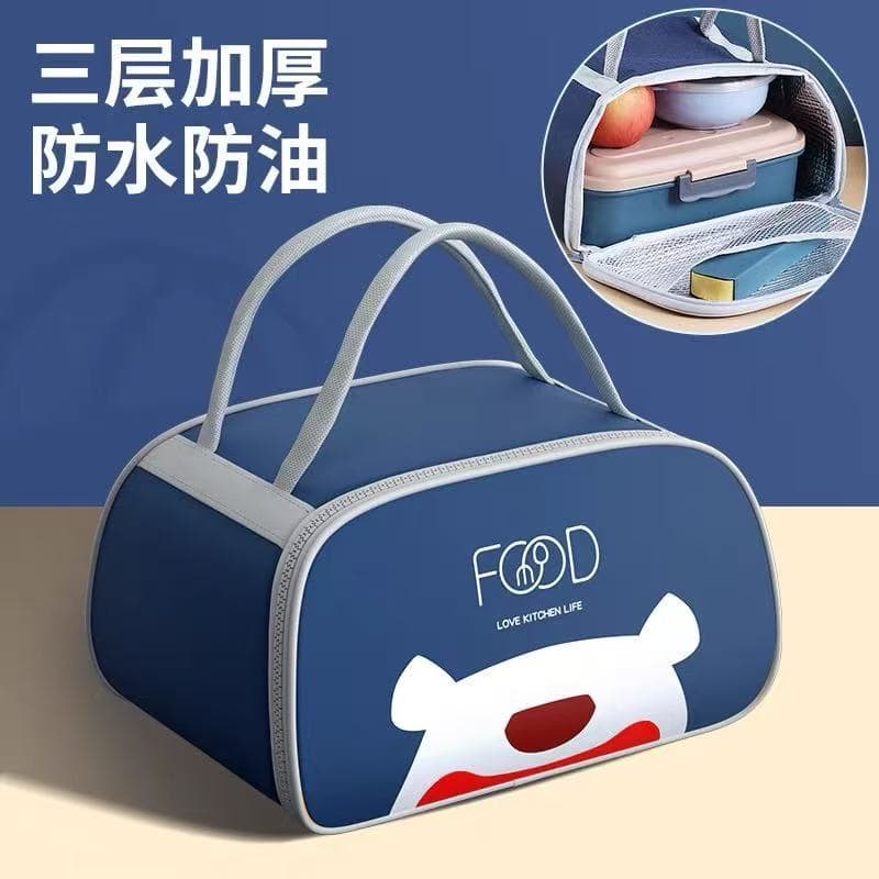 Estudantes do ensino fundamental dedicado lancheira saco isolado lancheira bolsa bolsa almoço bolso almoço saco grande