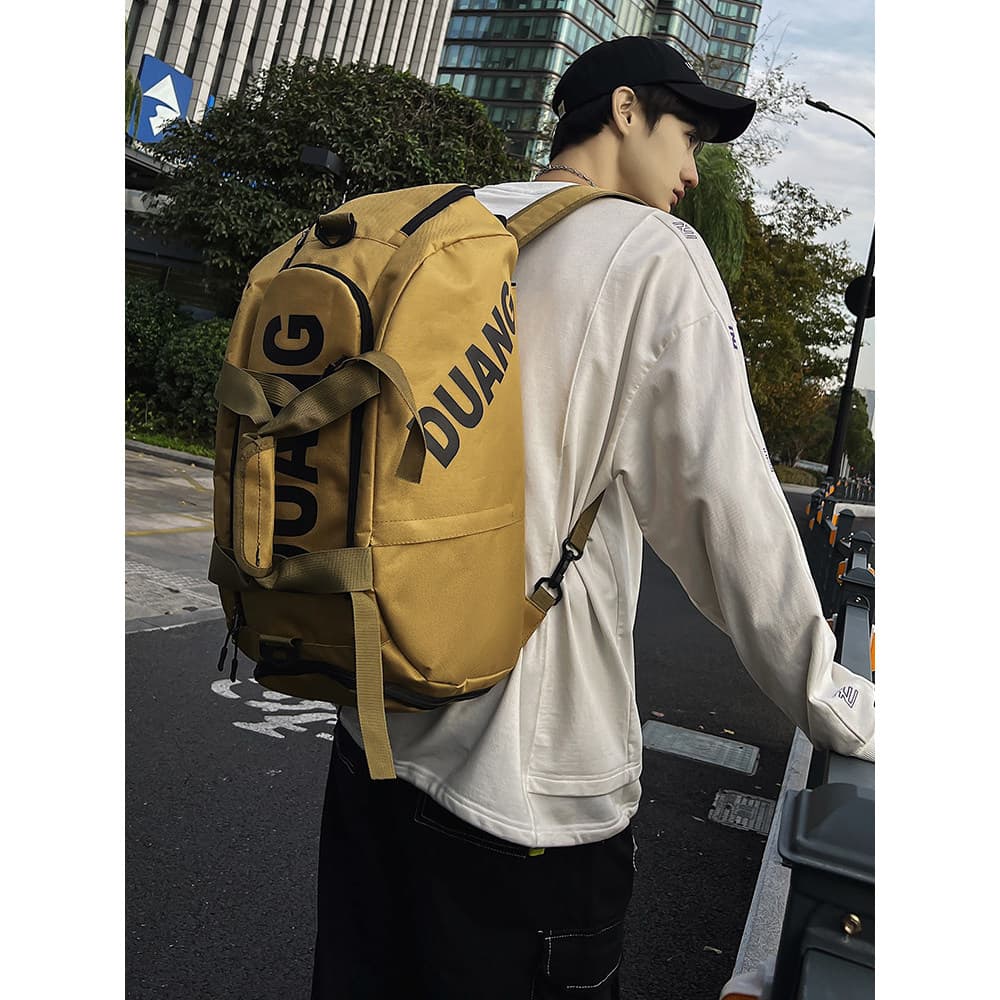 Mochila de grande capacidade multifuncional Street Wear viagem de curta distância portátil viagem de negócios mochila Cr
