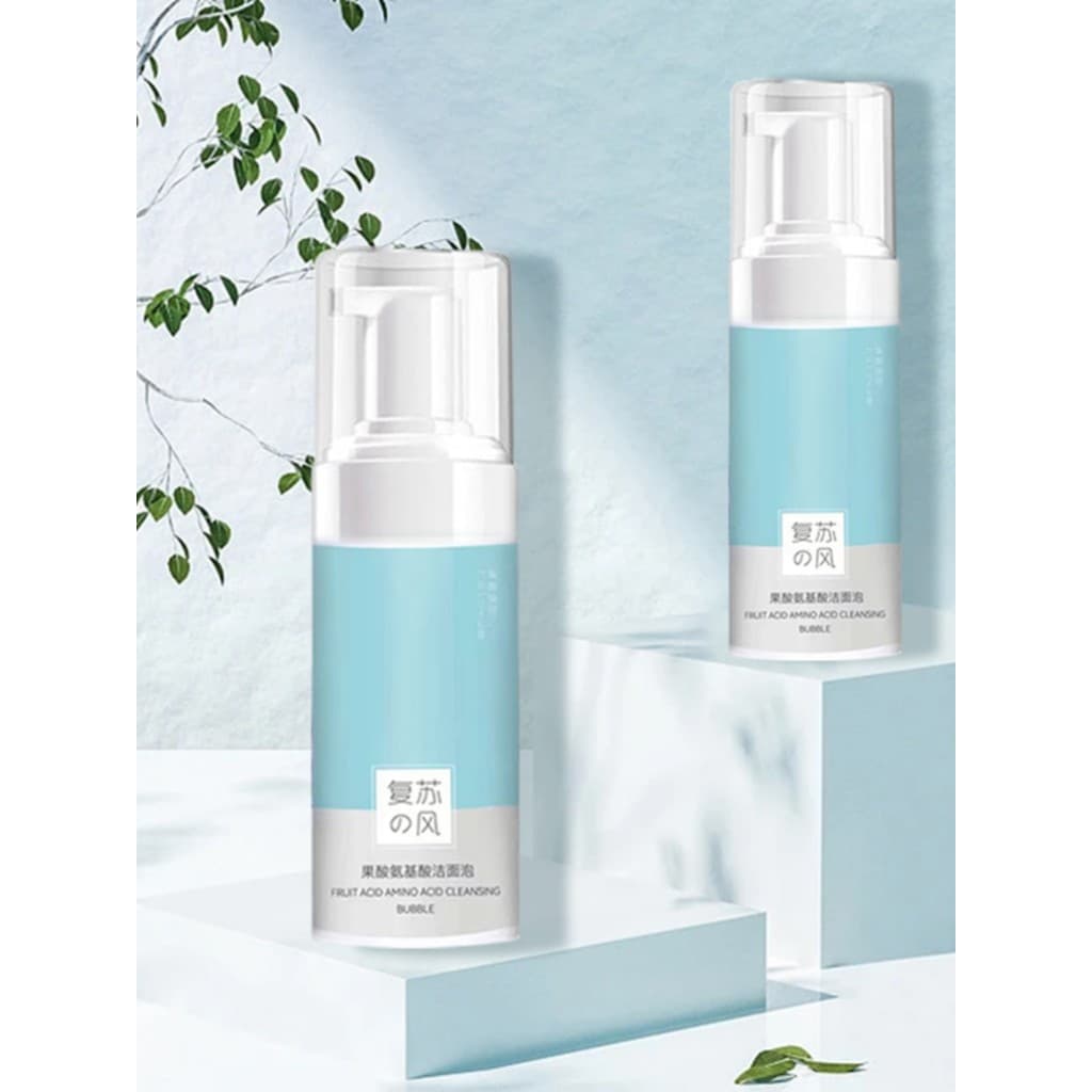 Ressurreição Vento Ácido Fruta Anti-Envelhecimento Aminoácido Suave Suavizante Espuma de Limpeza de Queratina 120ml
