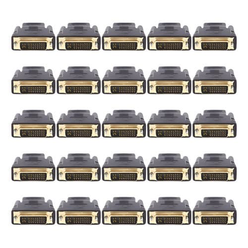 Kit De 40 Adaptador Hdmi Fêmea Para Dvi-d Macho 24+1