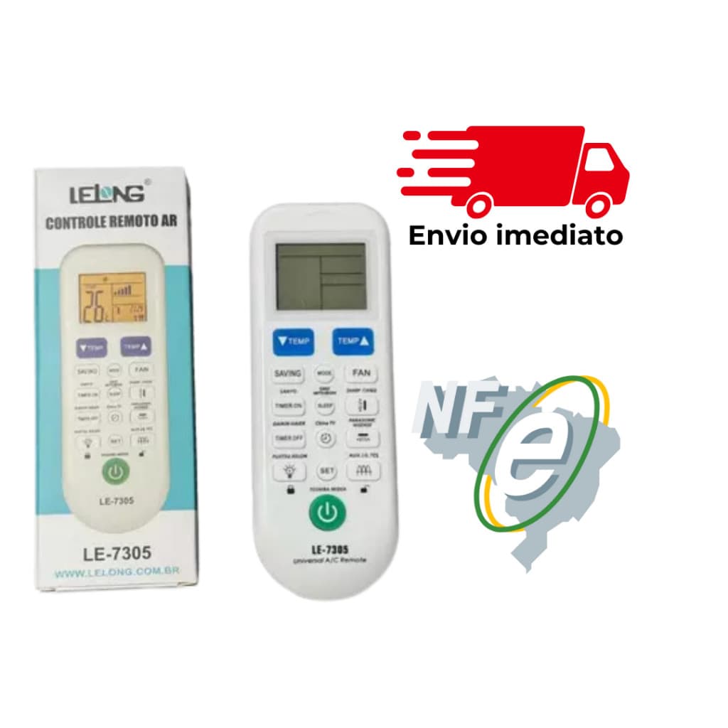 Controle Remoto Universal Para Ar Condicionado Tipo Split