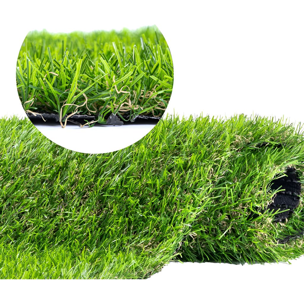 Grama Sintética 30mm Semelhante Natural Bicolor Soft 5mx2m (10m²)