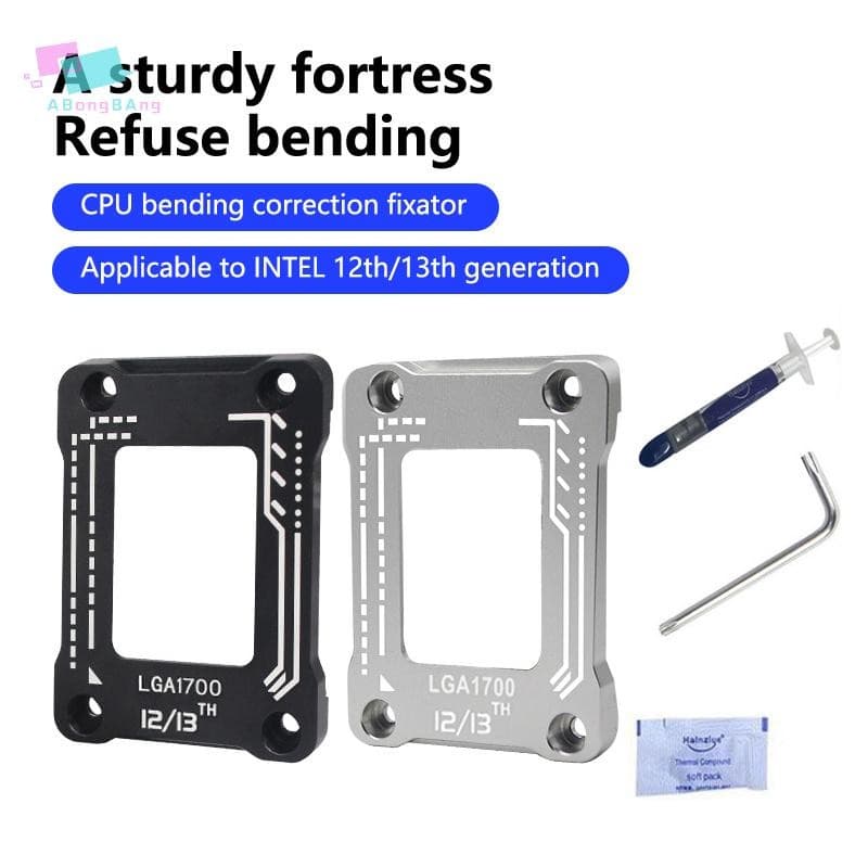 Abongbanghn Desktop Computador Placa-Mãe CPU Suporte LGA1700 Base De Dobra Anti-Pressão Quadro De Correção 12th 13th Cap