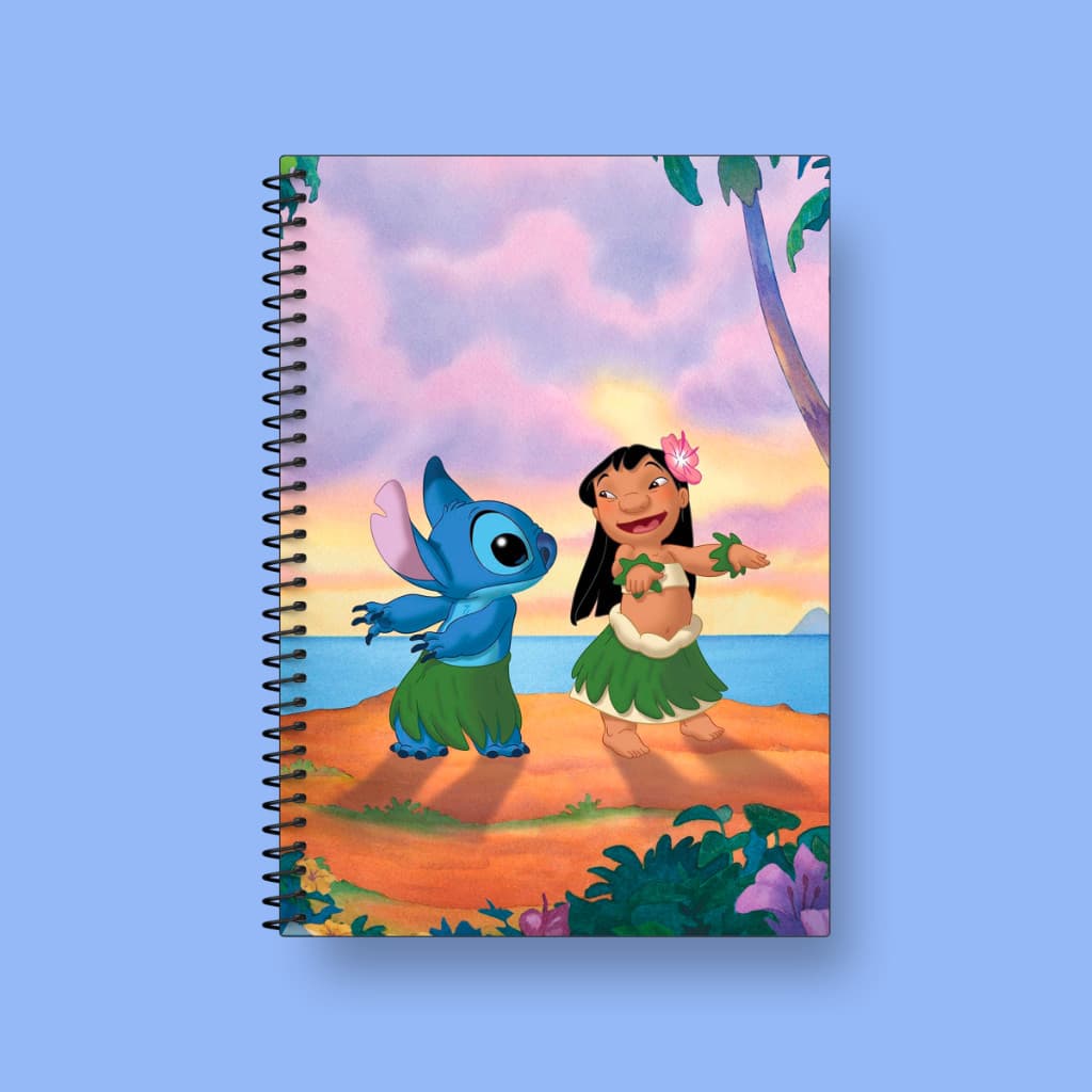 Caderno Lilo Stitch Vários Modelos Personalizado 1,10 e 20 Matérias