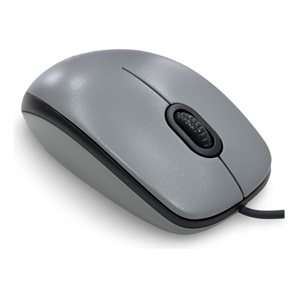 Mouse Logitech M110 Silent Cinza Com Fio Usb Ambidestro