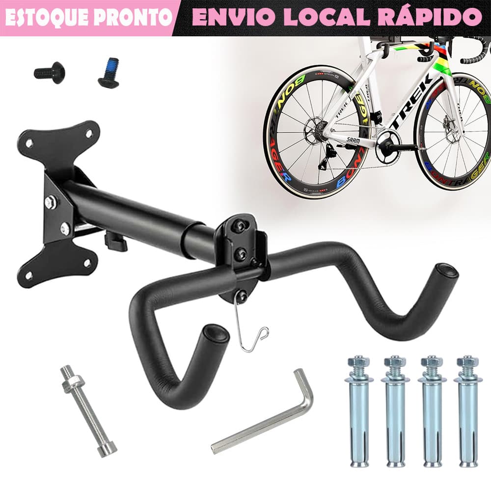 Suporte de Parede Horizontal para Bicicleta Suporte para Bicicleta Suporte de Parede para Bicicleta