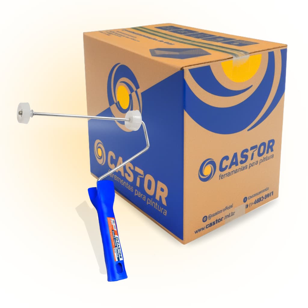 Caixa c/ 12 Cabos para rolo de pintura 23cm - Castor