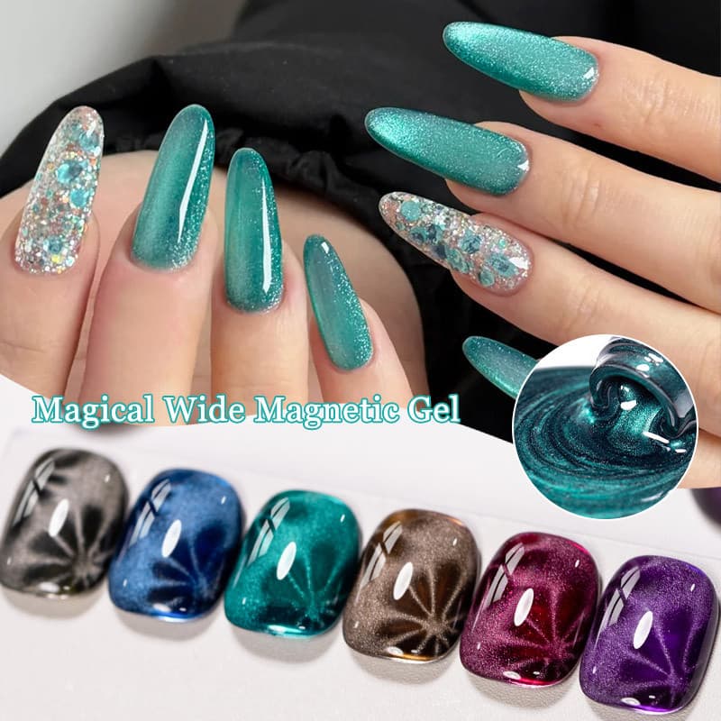 Conheça Através 7ml Magia Ampla Luz Gel Magnético Polonês Super Brilho Olho De Gato UV Semi Permanente Para Unhas
