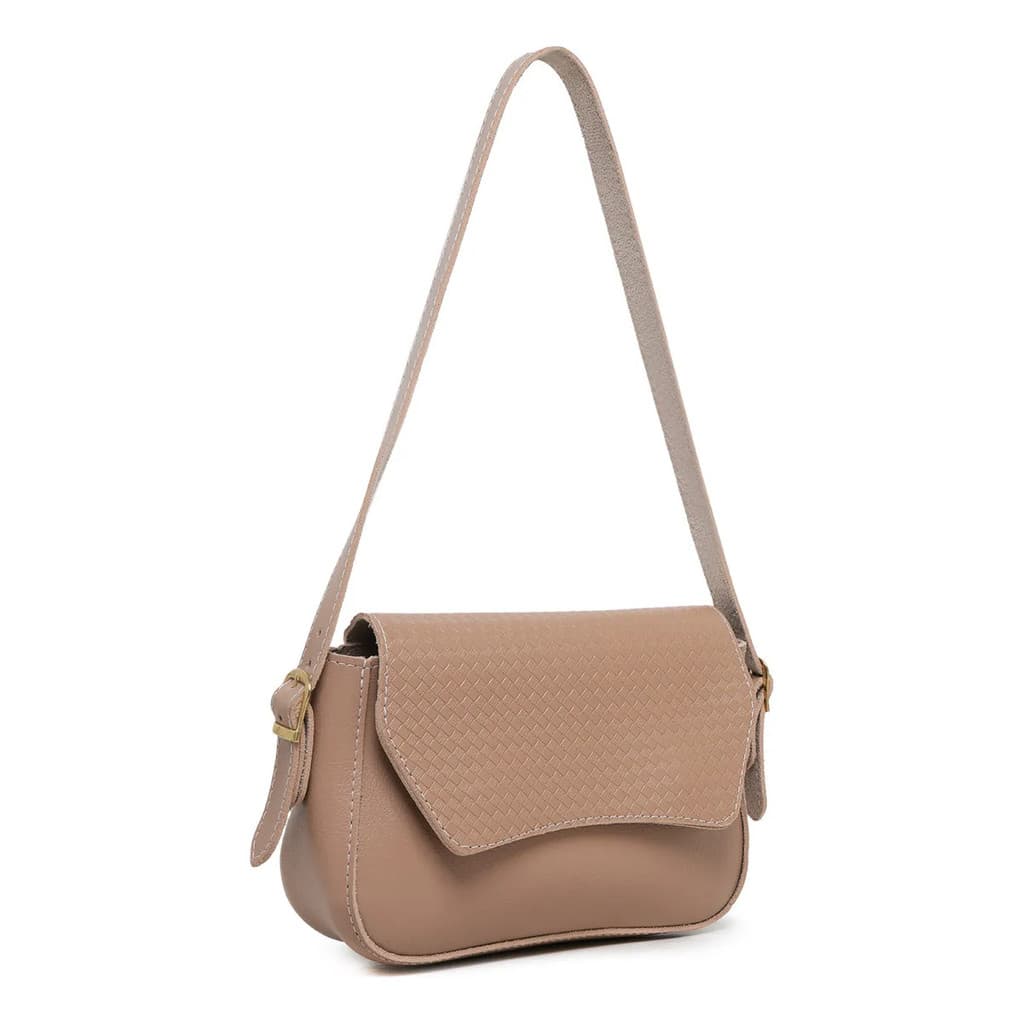 Bolsa Vegas Trançada Ombro Elegante Moderna