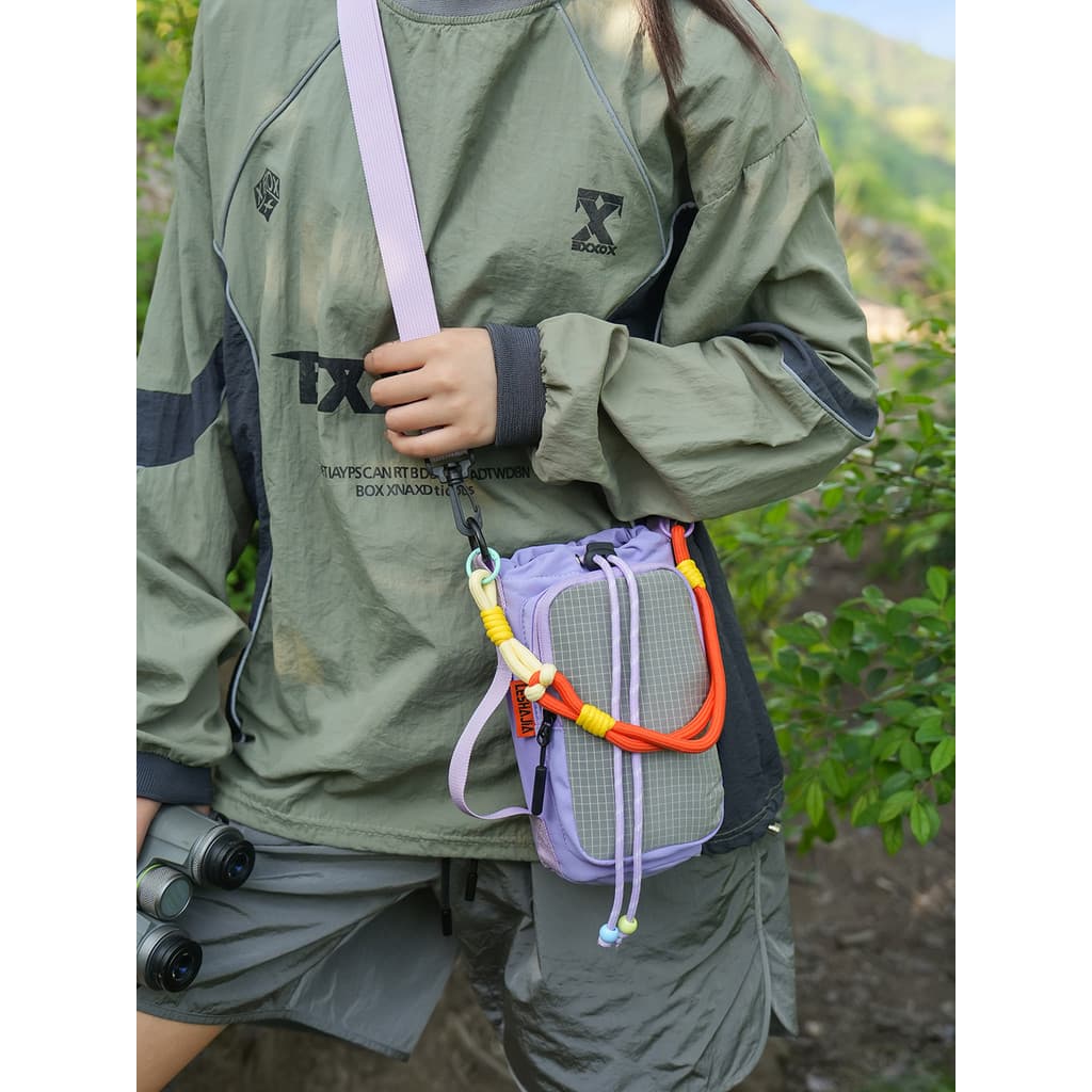 EPSIN Bolsa para garrafa de água Dopamina Bolsa para celular à prova d'água feminina leve multifuncional portátil bolsa