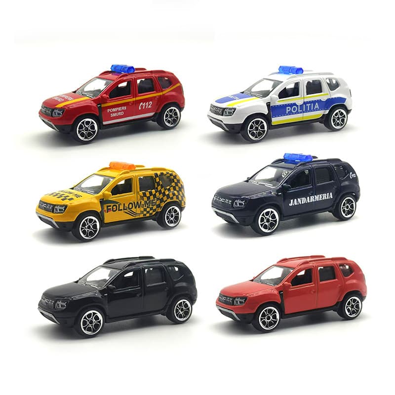 Majorette Majorette Liga Carro Dachya Duster Carro de Polícia Veículo de Engenharia Modelo de Veículo de Comando de Resg