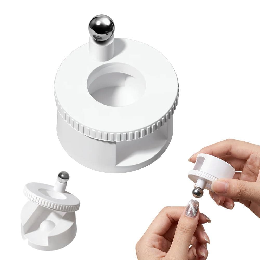 Magnetizador de unhas, ferramenta magnética rotativa de 360 graus. °   Força magnética uniforme, adequada para uso na re