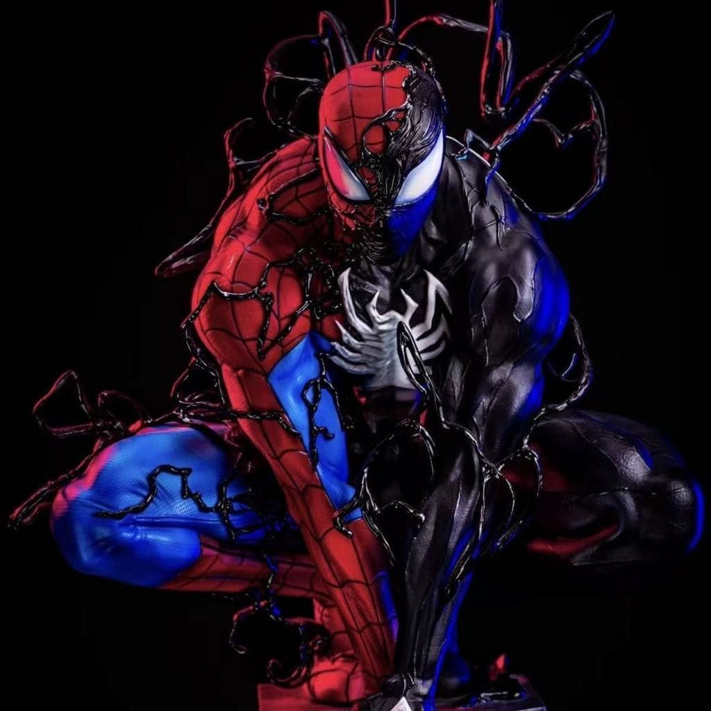 Novo homem-aranha veneno sibiose Marvel GK figura modelo periférico Anime estátua decoração presente