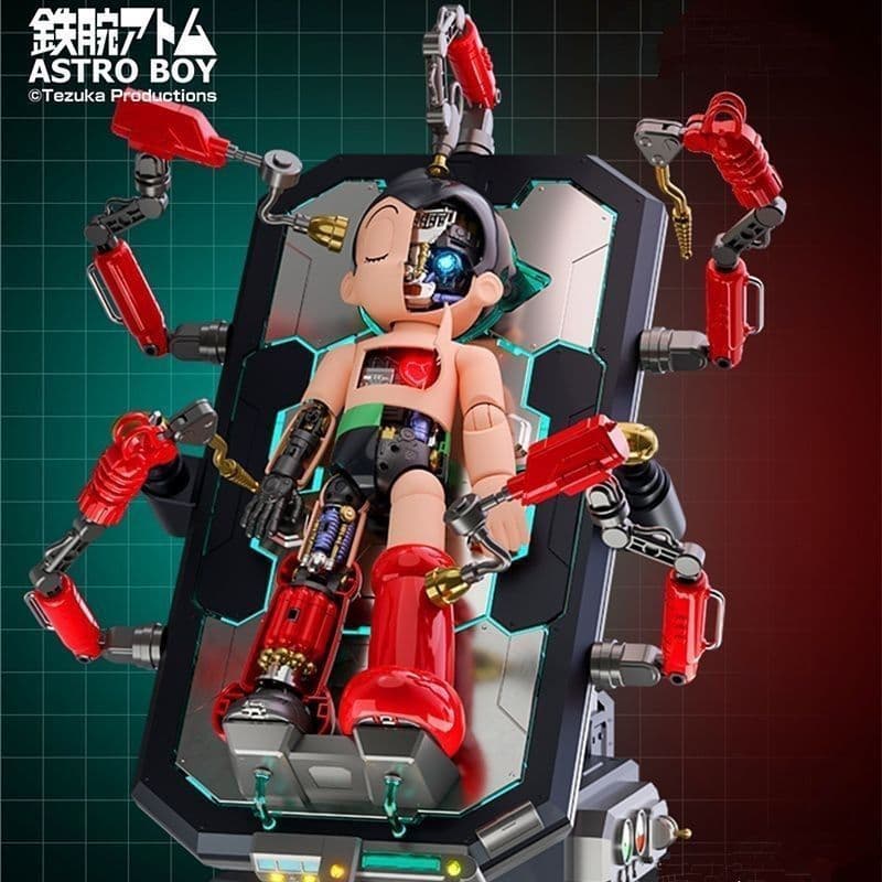 Qionghai City Wuqiao Merchandise Co., Ltd. Reimpressão modelo de criação jogar braço de ferro Astro Boy versão DX sem ca
