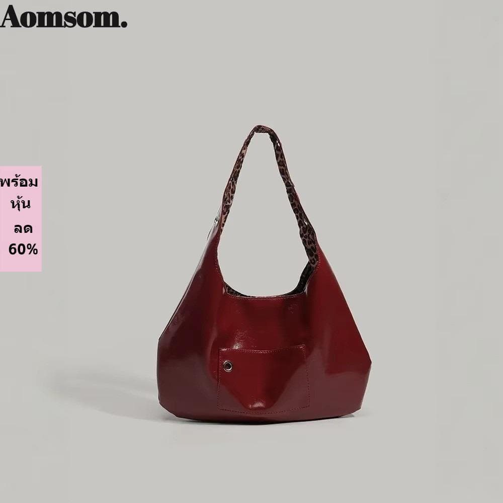 Bolsa De Ombro Dupla Face AOMSOM , Sacola Legal Com Estampa De Leopardo Doce De Grande Capacidade , Estilo Simples E Mod