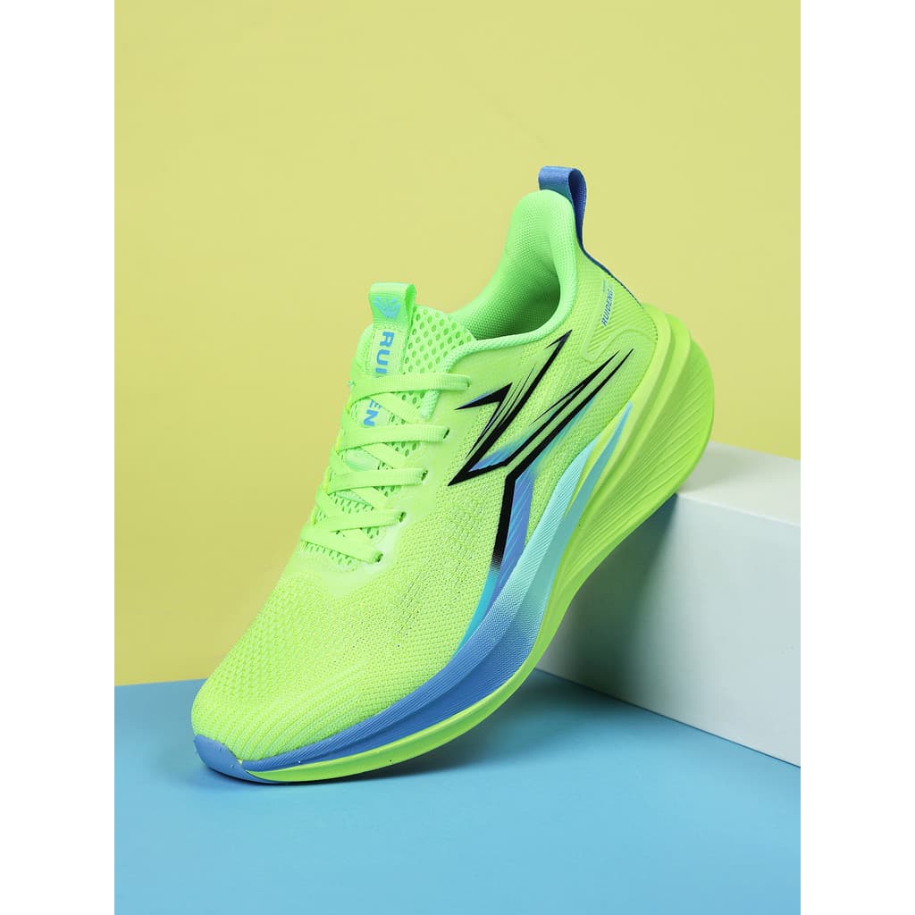 Ruiden malha sapatos esportivos masculinos absorção de choque respirável Anti-deslizamento sapatos casuais ao ar livre t