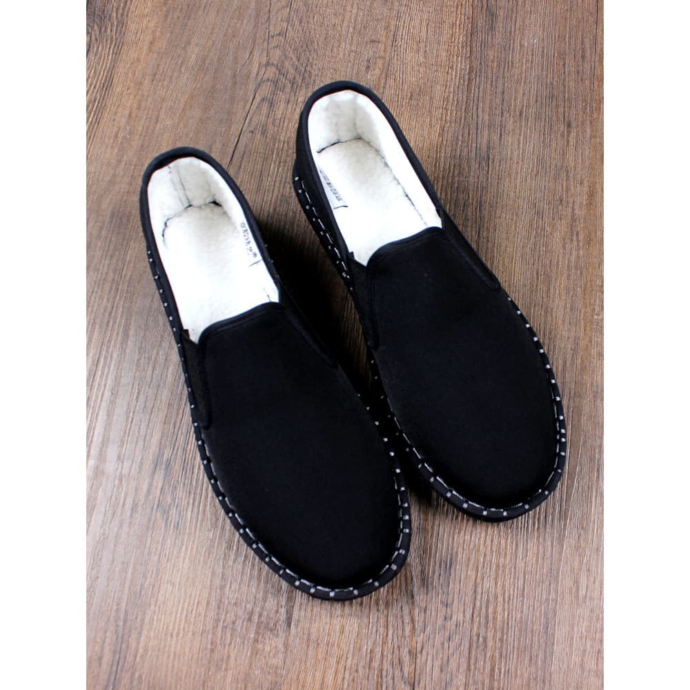 Velho pequim sapatos de pano masculino inverno forro de lã quente sapatos de algodão artesanal Melaleuca inferior mascul