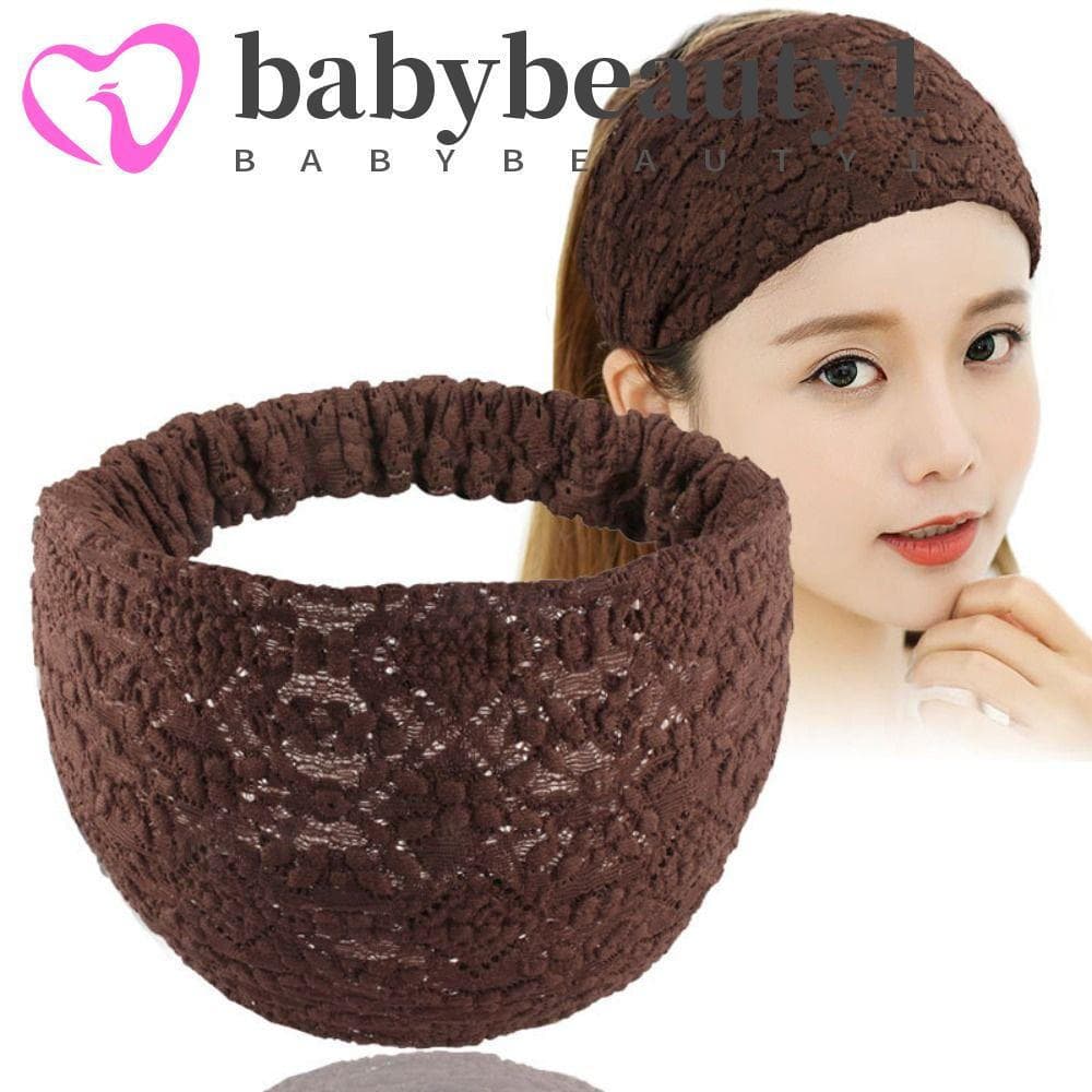 BABYBEAUTY1 Faixa De Cabeça De Flor De Malha , Faixas De Cabelo De Renda Ocas E Antiderrapantes , Acessórios , Envoltóri