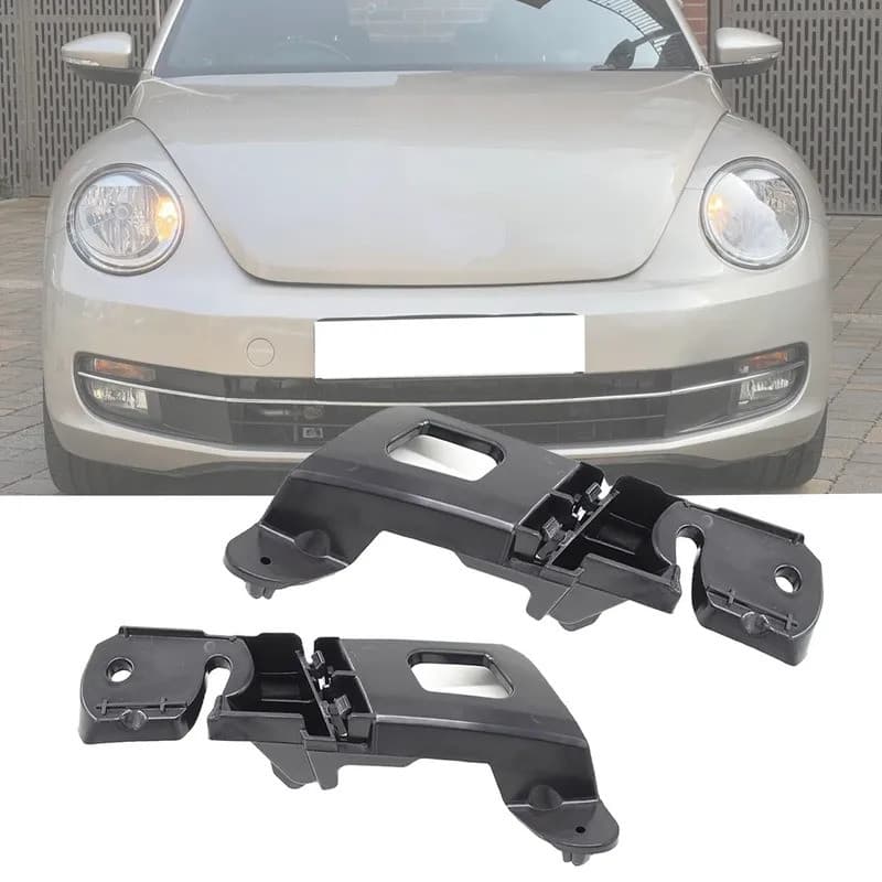 Um Par de Suportes de Montagem para Para-choque Dianteiro para VW Beetle 2012-2016, Suporte Dianteiro 5C5807773D 5C58077