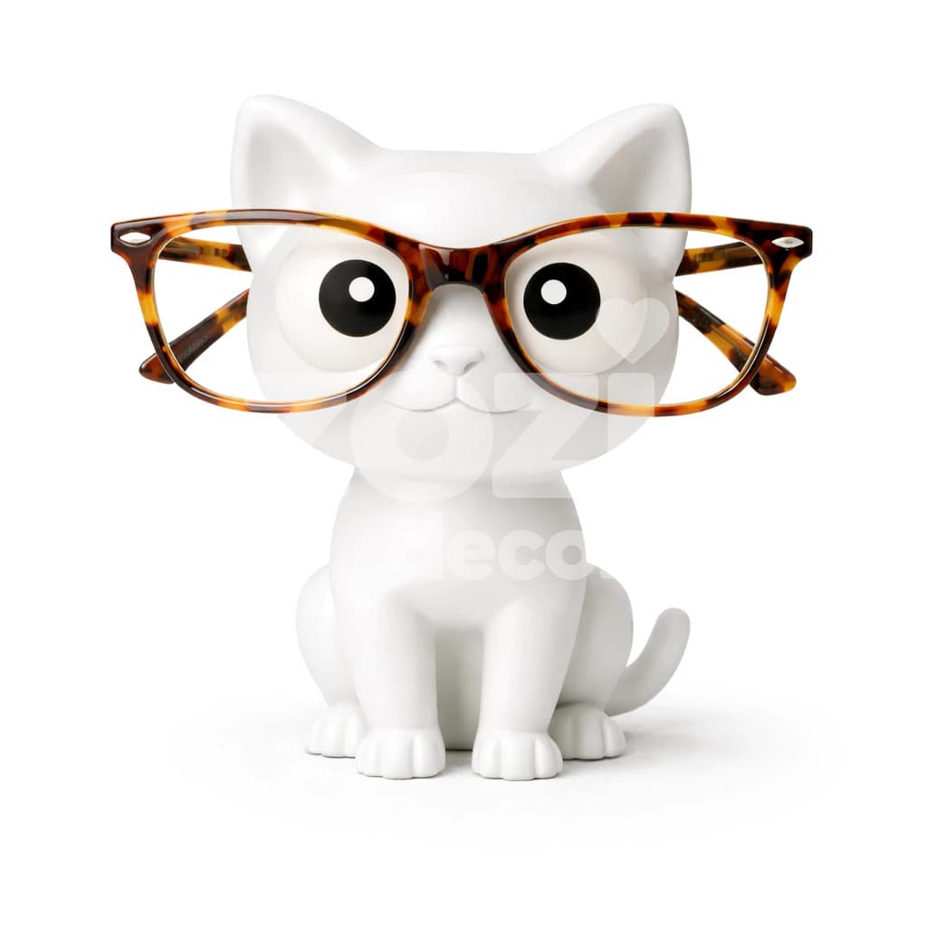 Suporte para Óculos Gatinho Porta Óculos Decorativo Organizador Criativo Mesa Quarto Escritório