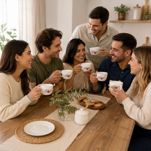 Conjunto 6 Xícaras Porcelana 130ml Chá Café Branca Elegante Resistente
