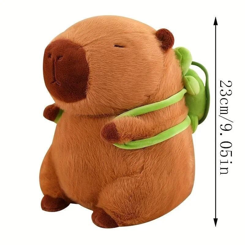 Pelúcia de Capivara de 22cm, Simulação de Capivara, Brinquedo Fofo de Anime, Boneca Fofa, Animais de Pelúcia, Boneca Mac