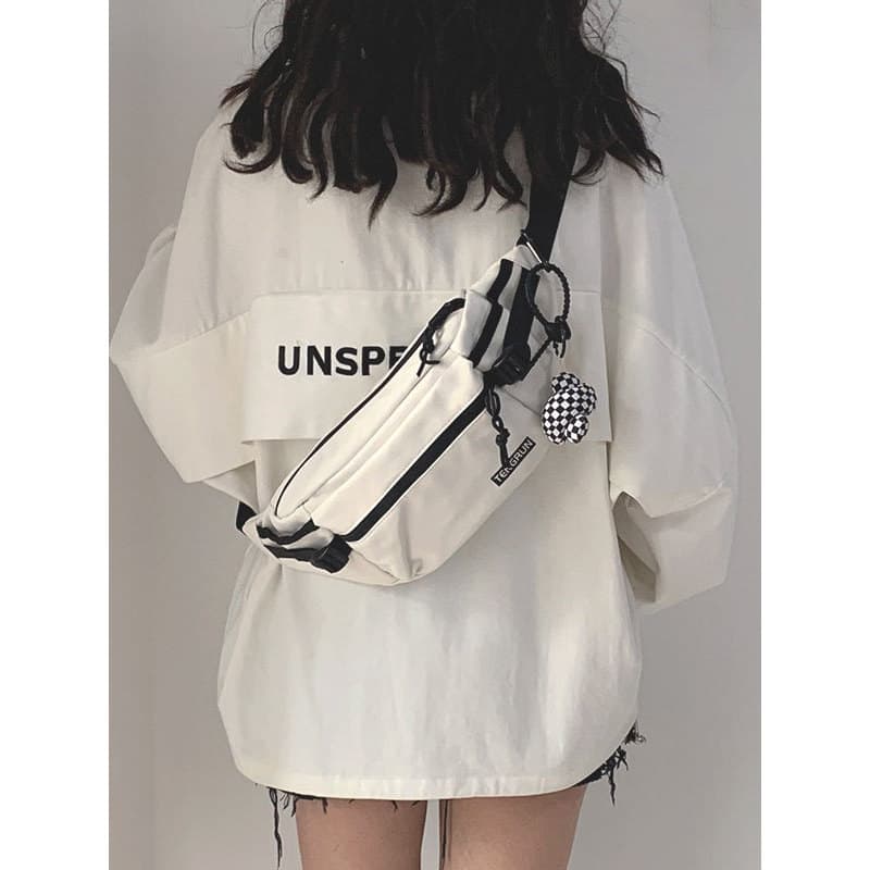Esportes correndo saco de cintura feminino 2026 novo estilo Street Wear Fitness masculino pequena mochila Casual lona es
