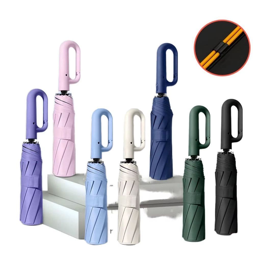 New Automatic Umbrella High Rain Resistance and Strong Wind with UV Protection