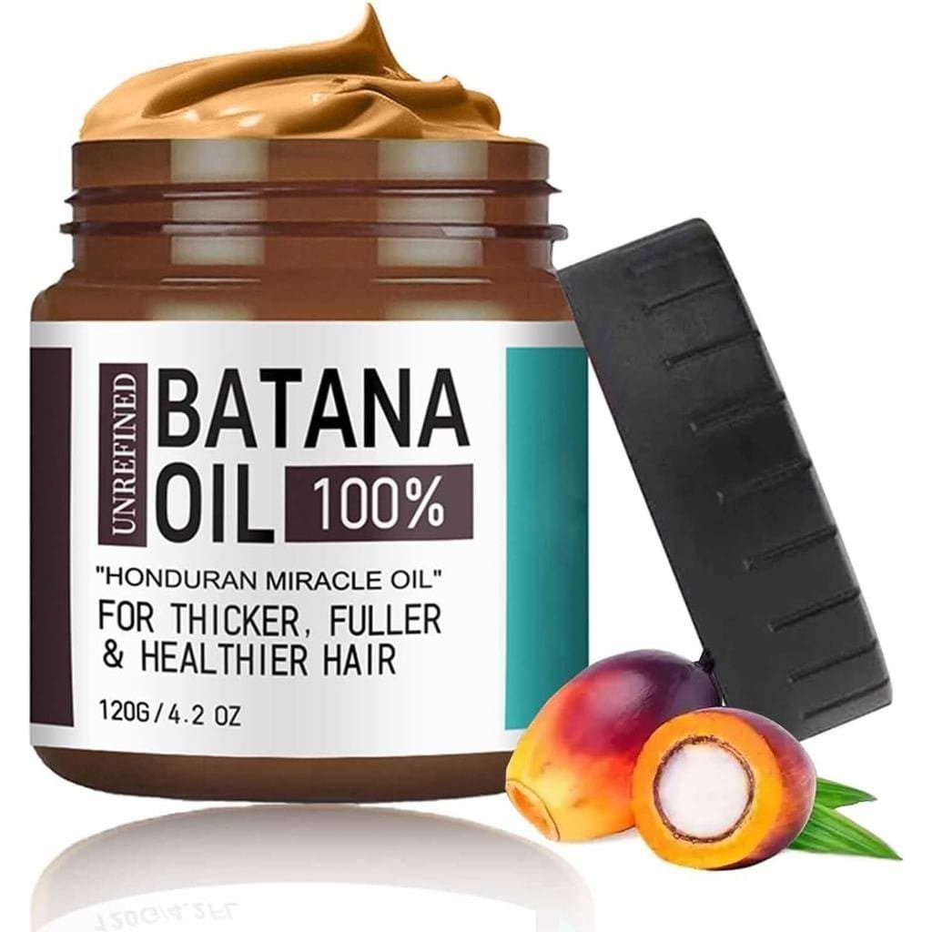 Óleo natural de Batana para promover o crescimento capilar, cuidado profundo orgânico e prevenção da queda de cabelo.