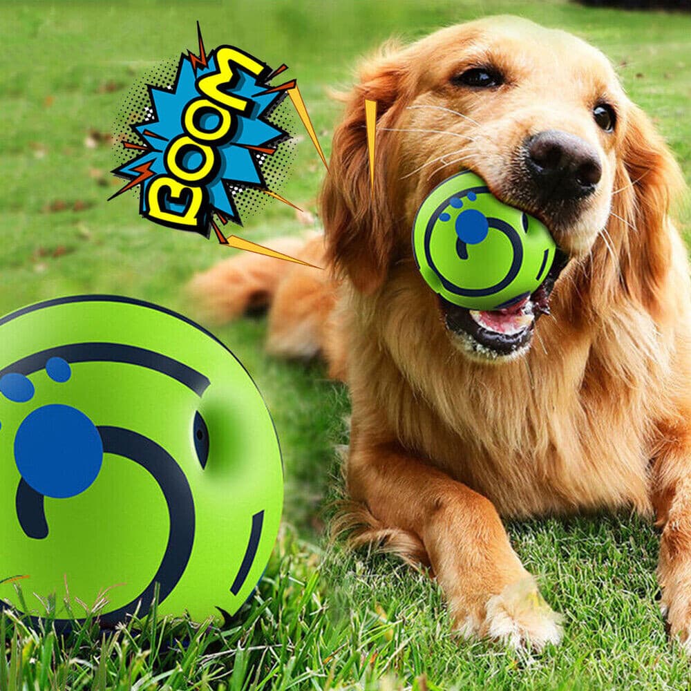 Bola Interativa para Cães e Gatos - Brinquedo Automático Mastigável com Movimento de 360º S9AP