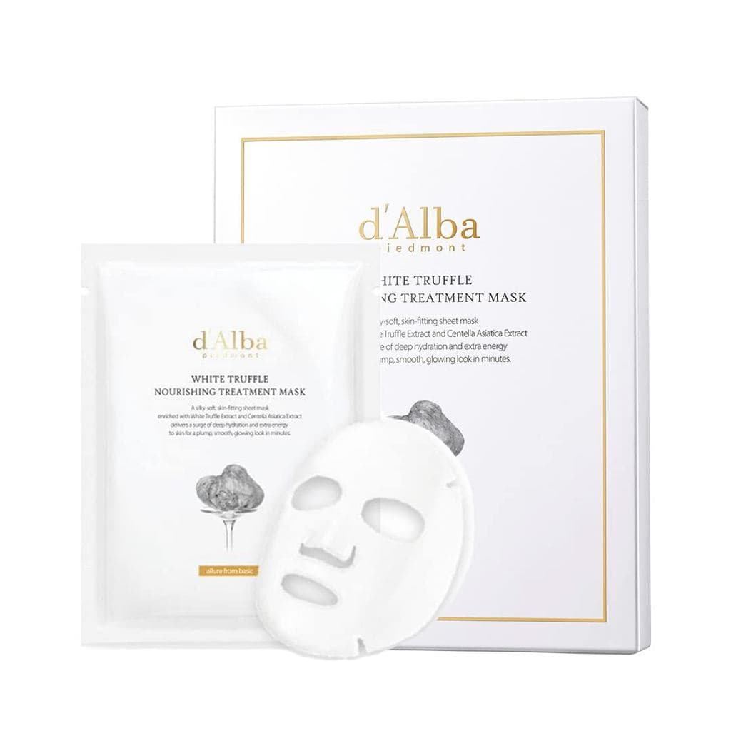 Máscara Nutritiva de Trufa Branca Italiana d'Alba, Pacote com 5 Máscaras Faciais Nutritivas para a Noite