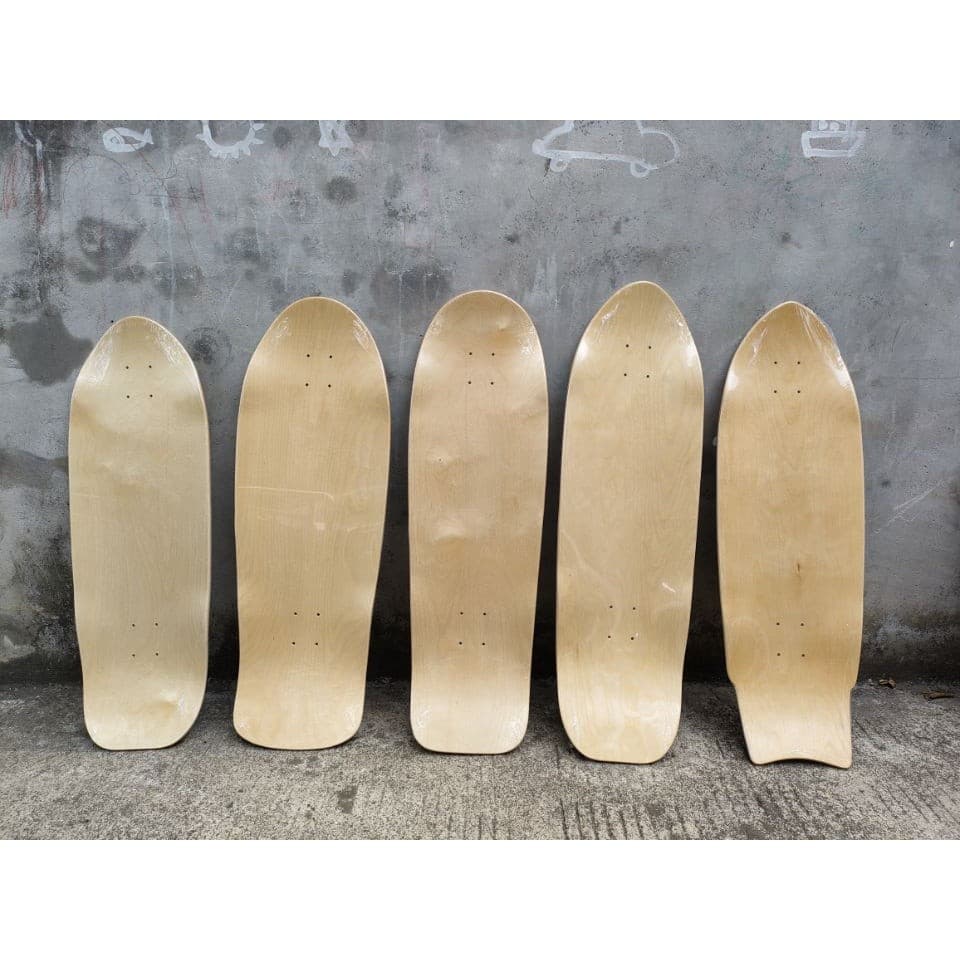 Double kick tail Skate surf deck 32 * 10 Polegada 7 Camadas Russo maple fish board Completo Mais