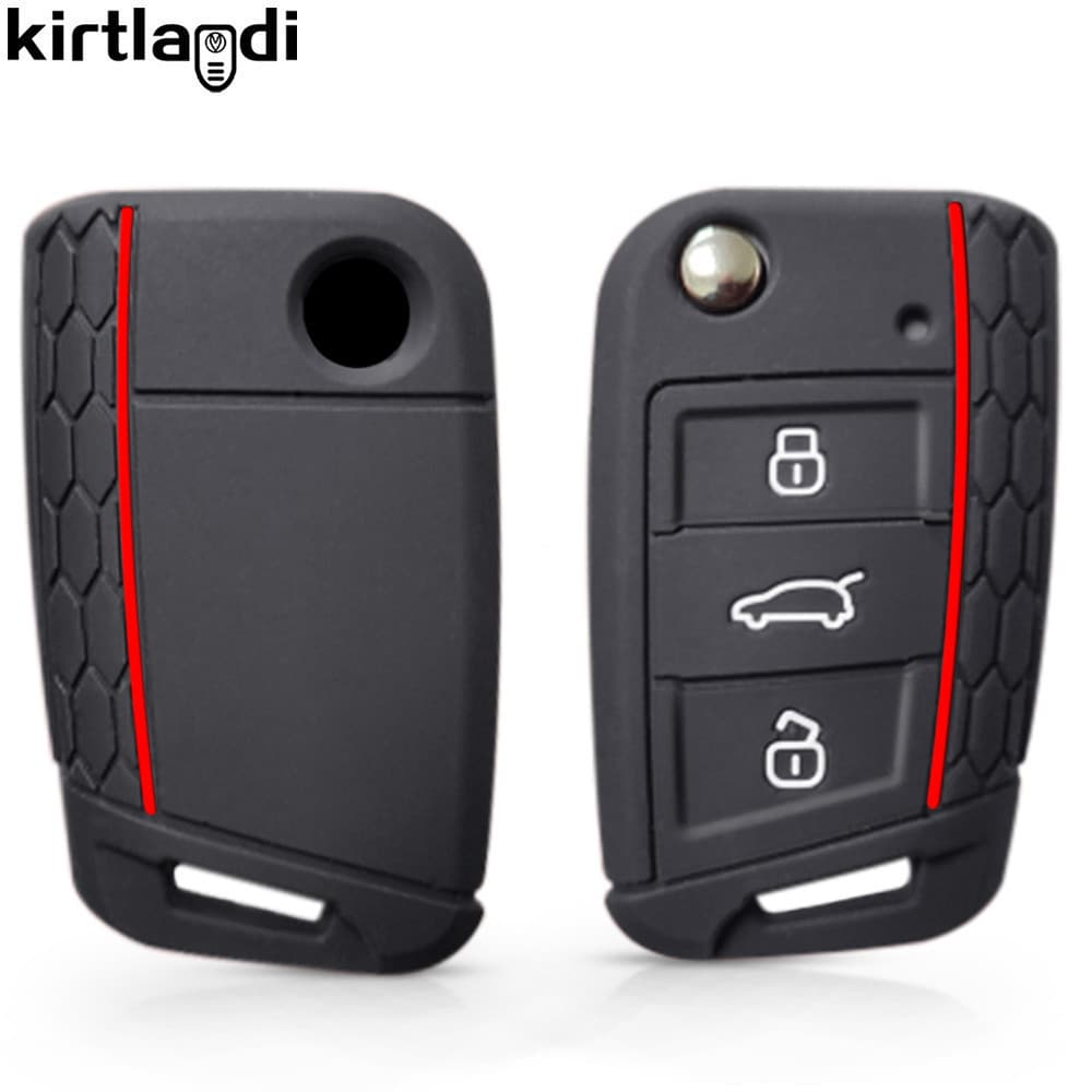Skoda Octavia A7 Rapid Kodiaq Fabia Seat Ibiza Leon Ateca VW POLO Golf 7 Tiguan T-Roc T6 Acessório Porta-Chaves LM1X B6B
