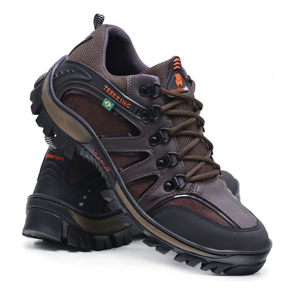 Tênis Coturno Adventure Masculino Cano Baixo Sport Rustico!!