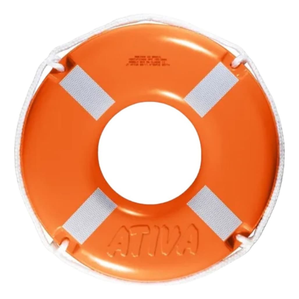 Boia Circular Salva Vida Classe 2 Fita Refletiva 50cm Ativa Homologada