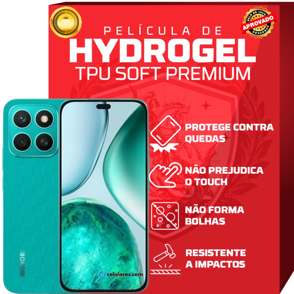 Pelicula Hidrogel p/ celular Honor Todos Os Modelos Honor 200 Honor Magic6 Pro
