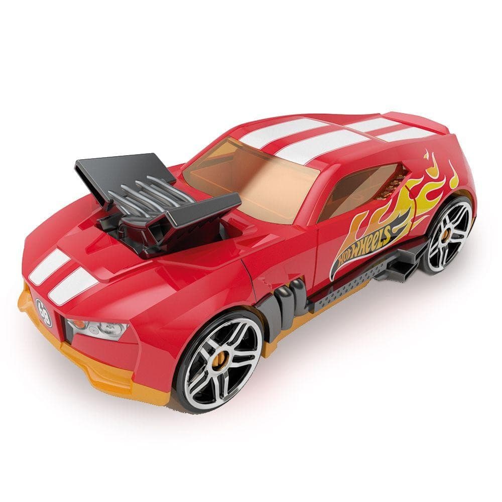 Hot Wheels Porta Carrinho 2 em 1 Vermelho Fun Divirta-se F02321