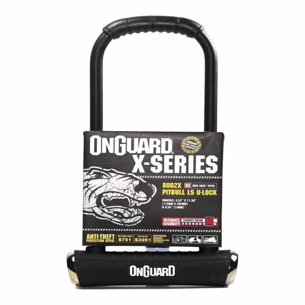 Cadeado Pitbull Para Bicicleta Moto Onguard U-lock X Bike Eletrica