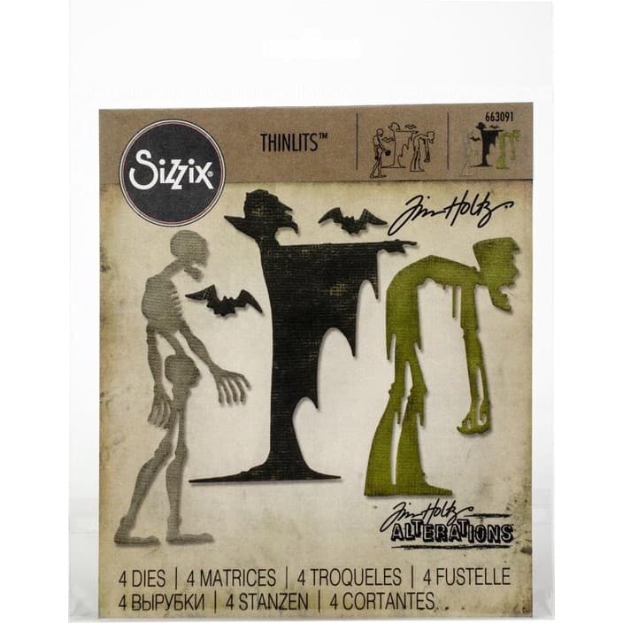 Cortes Papel para Halloween Tim Holtz