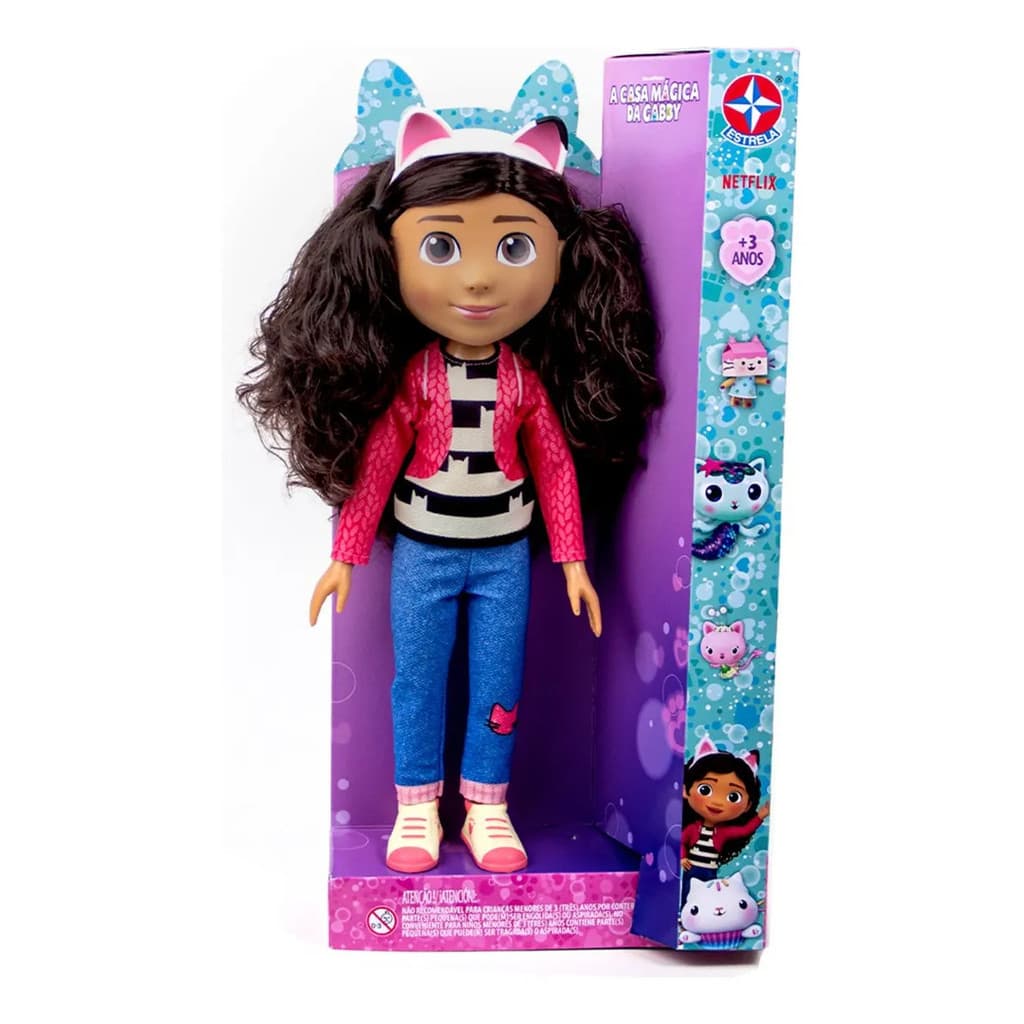 Boneca Gabby Dollhouse 38cm Estrela