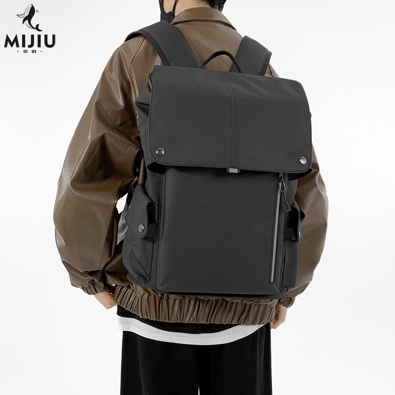 Procurando Old Street Wear Mochila Masculina de Grande Capacidade Commuter Computador Mochila Masculina High-End Lazer V