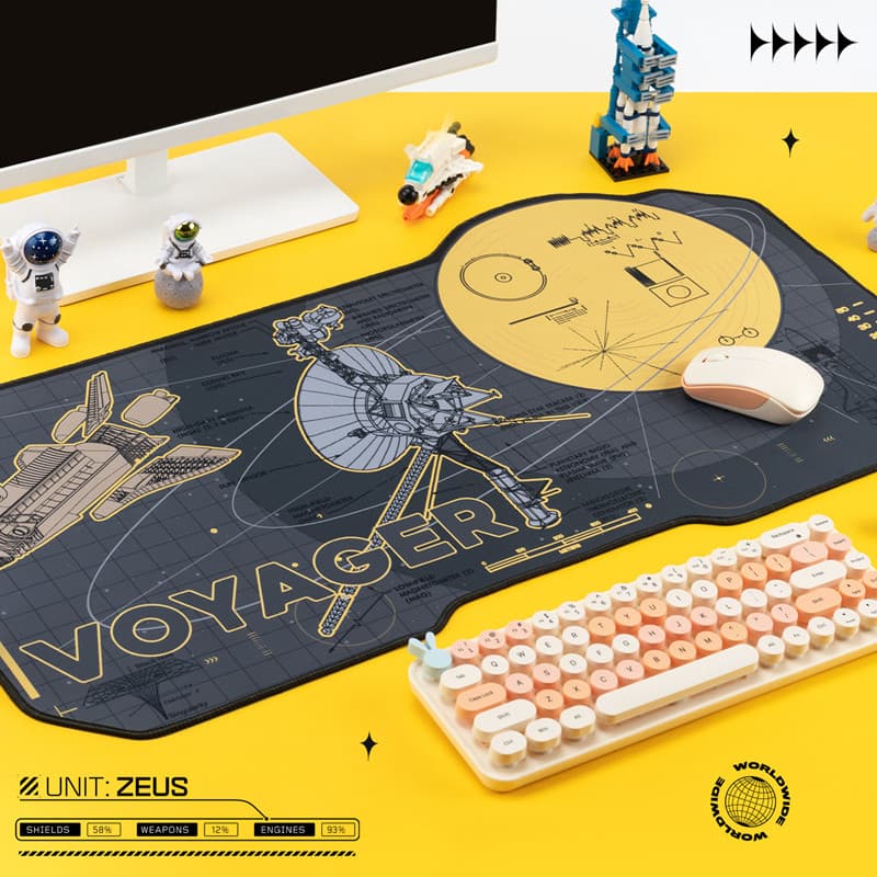Su Yan * Space Traveler Mouse Pad Teclado para jogos de grandes dimensões Almofada de mesa de escritório de alta aparênc