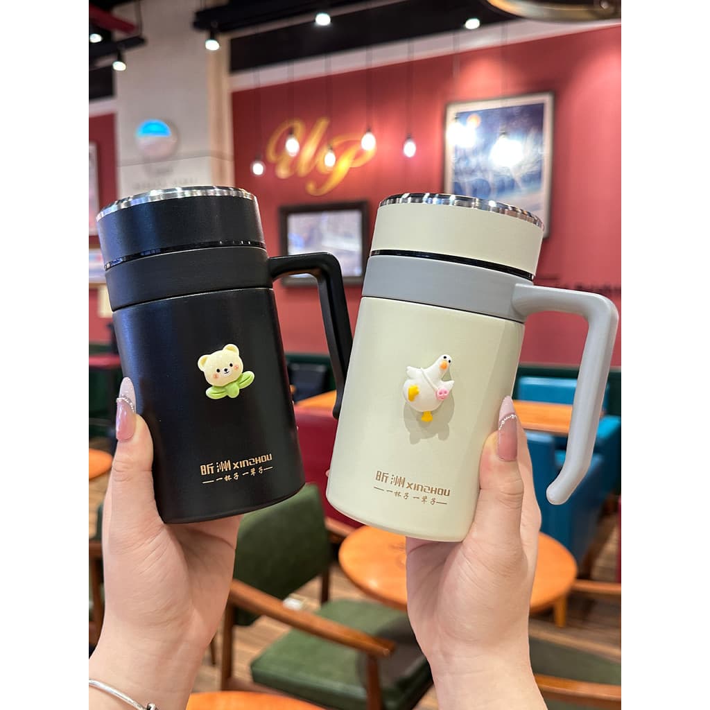Copo térmico de alta qualidade 316 caneca de aço inoxidável com alça de grande capacidade masculino feminino escritório