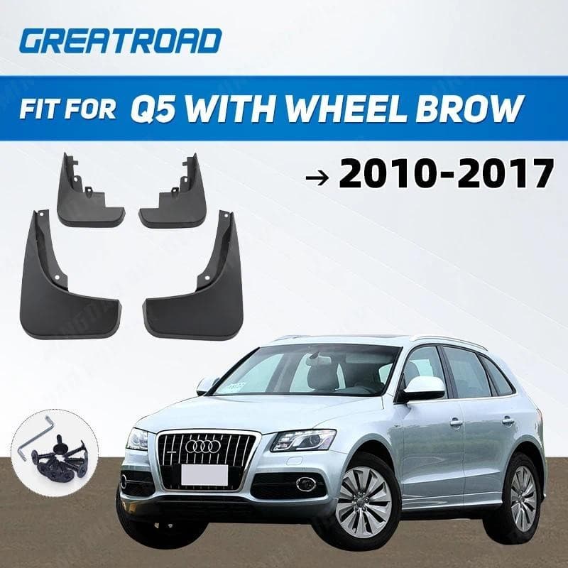Retalhos De Lama Para Audi Q5 Com Sobrancelha Da Roda 2010-2017 Mudflaps Respingo Guardas Mud Flap Dianteiro Traseiro-La
