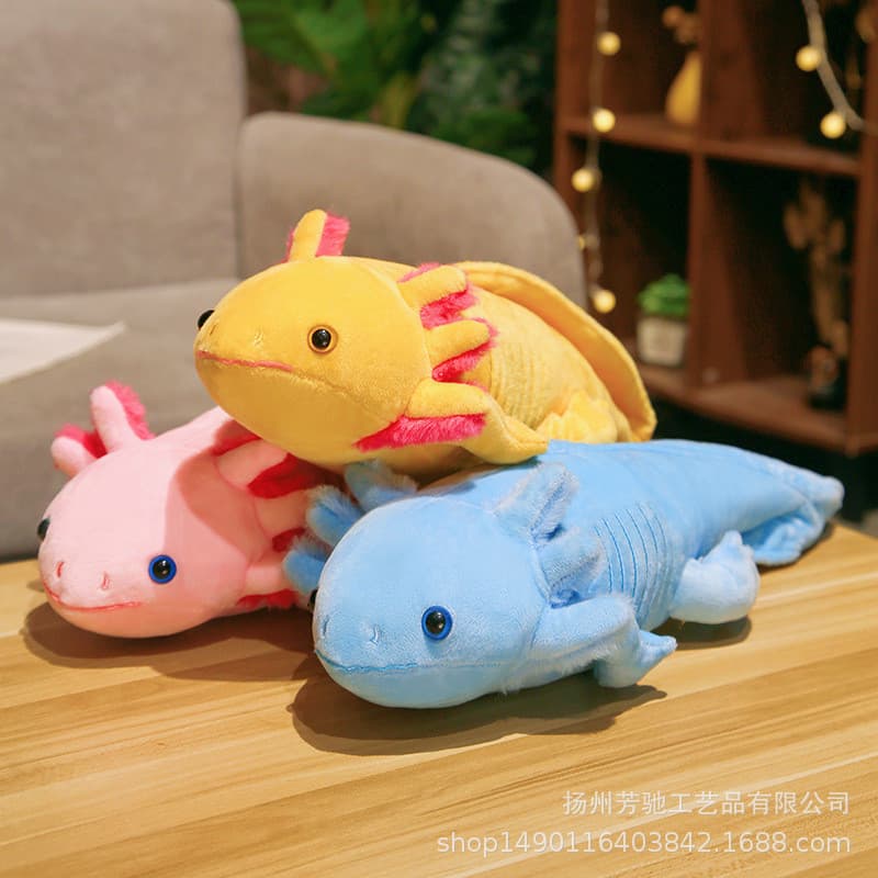 Mini Axolotl Brinquedo De Pelúcia Macio Recheado Boneca Garra Máquina Festa De Casamento Jogar Presente Tamanho Pequeno